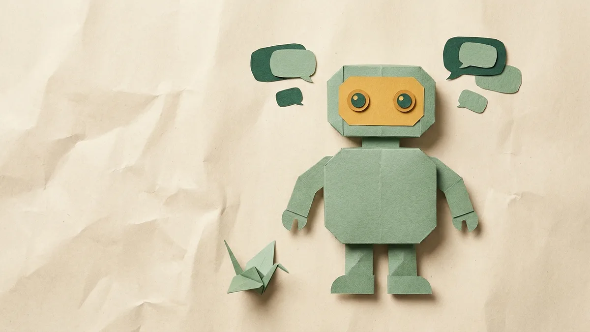 Ilustrasi AI chatbot memahami pesan pelanggan Indonesia dengan singkatan dan campuran bahasa