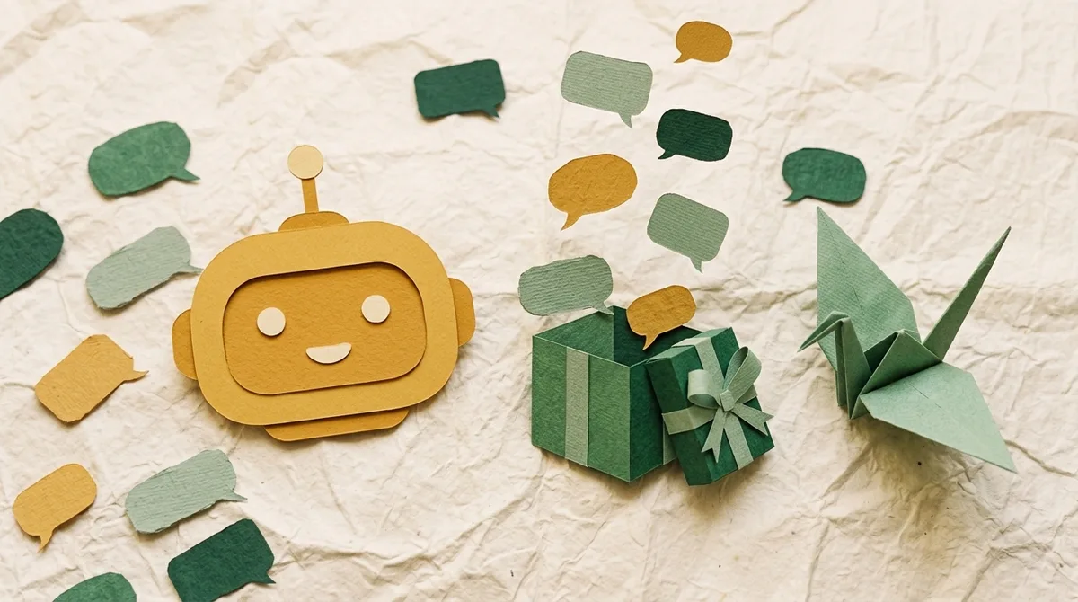Ilustrasi membandingkan chatbot AI versi gratis dan berbayar untuk bisnis