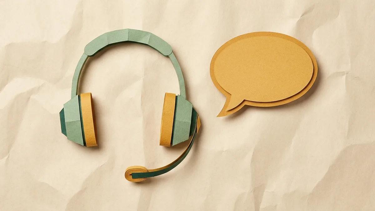 Ilustrasi chatbot customer service membalas percakapan pelanggan di layar chat